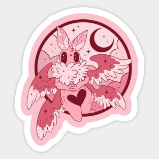 Rosy Maple Mothman Sticker